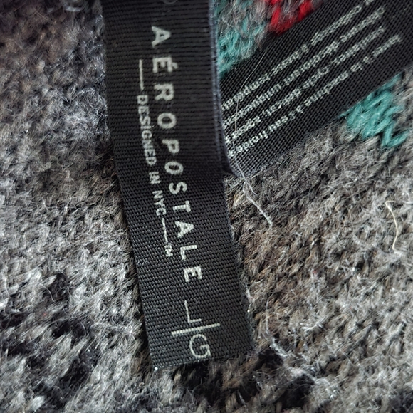 VTG Women's Aeropostale Holiday Reindeer Ugly Christmas Sweater Large Vintage - Picture 2 of 6